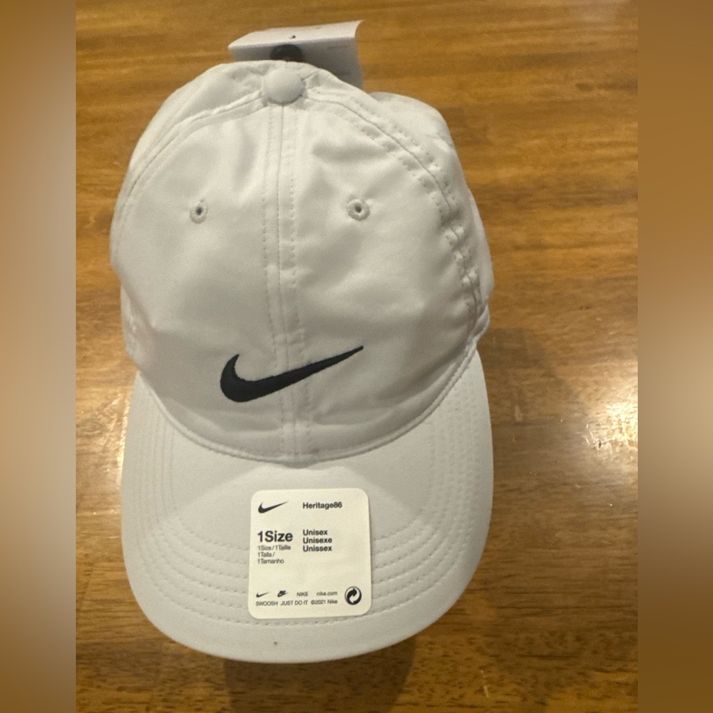 Nike Golf Heritage 86 Hat OSFA Gray Unisex CU9890 025 Dri Fit NEW With Tags